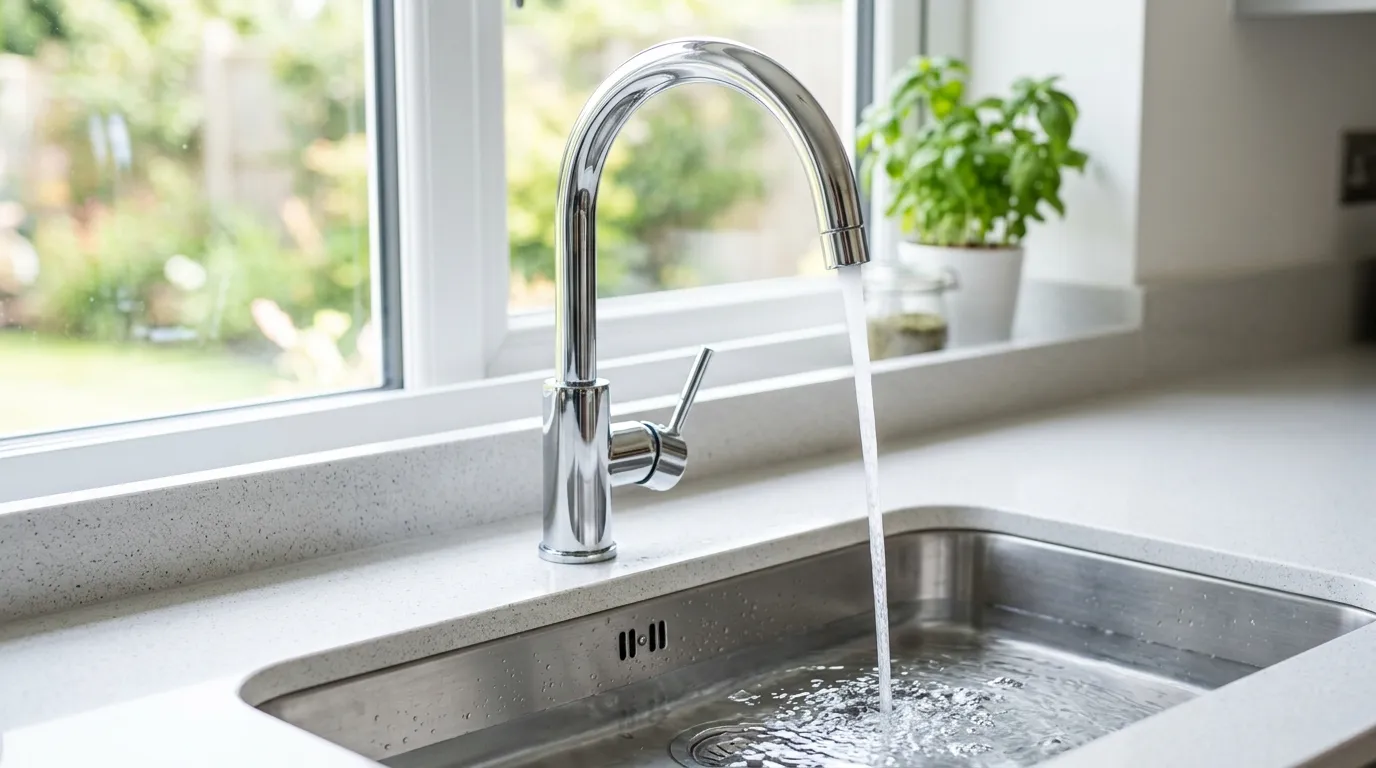 Local Plumbing Master Pros same day plumber fixing a faucet in Fitchburg, WI